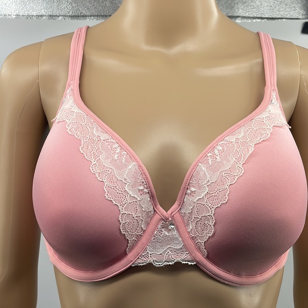 Bali pink Lace Lightly Lined bra Size 36C